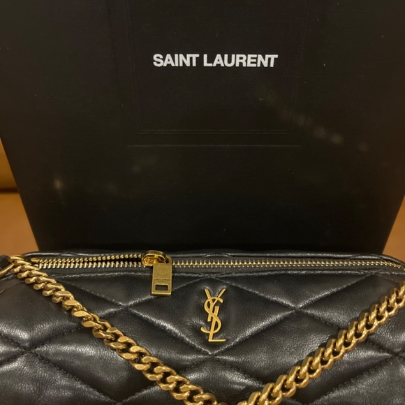 YSL Sade Mini Quilted Leather Tube Bag - Picture 4 of 5